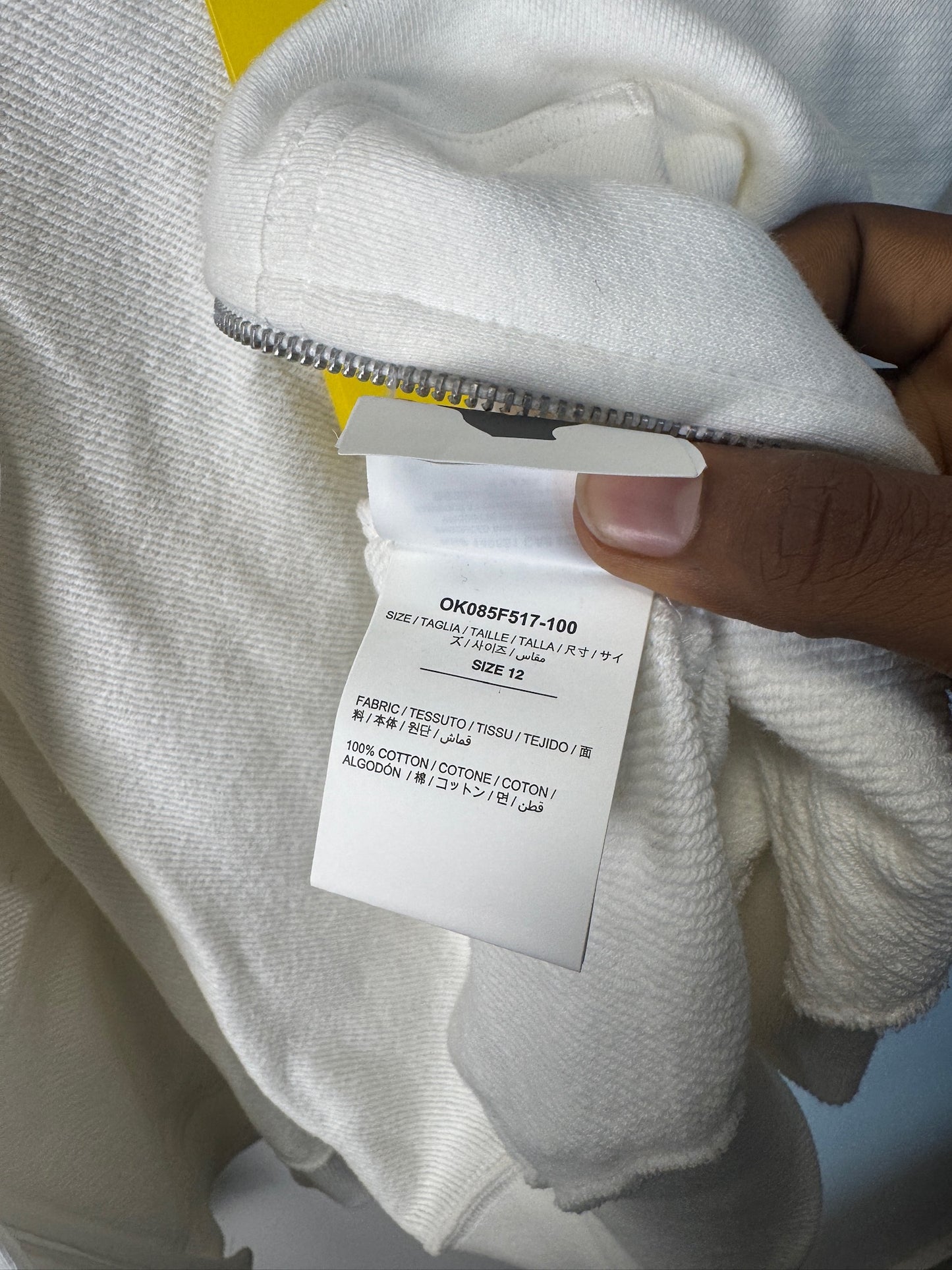 Offwhite zip