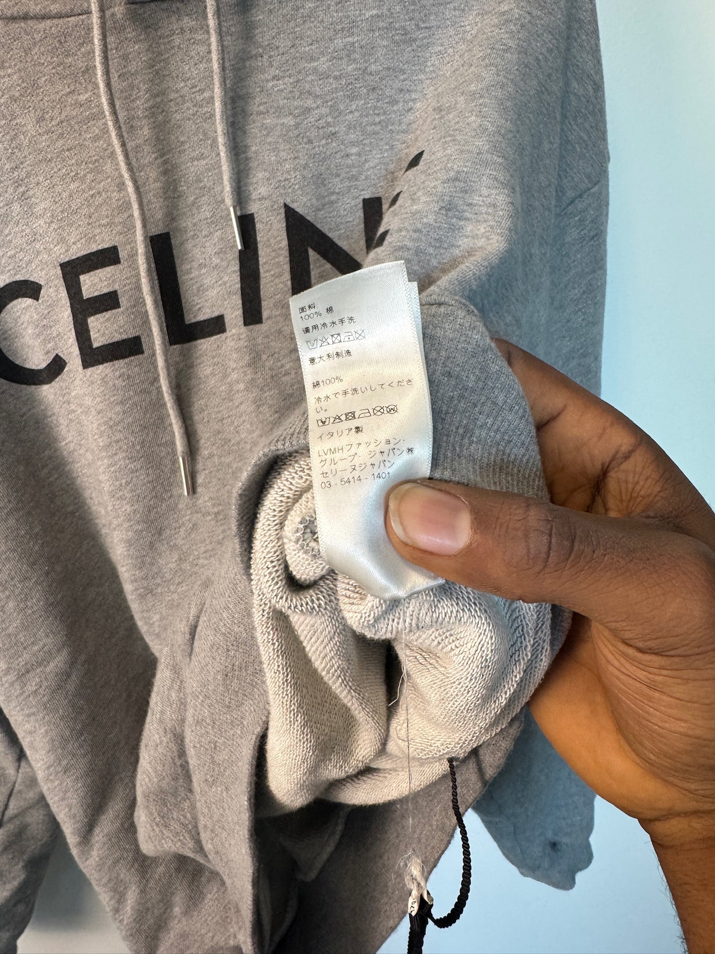 Celine logo hoodie