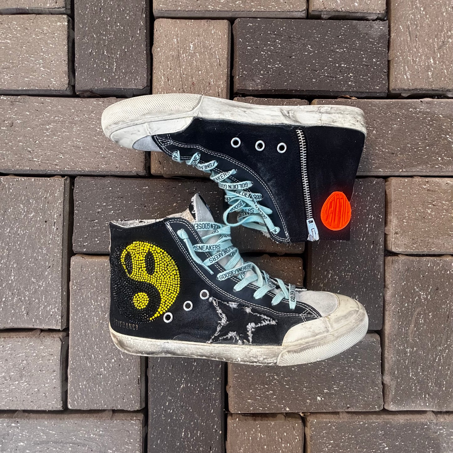 Golden Goose Hightop Custom Sneakers