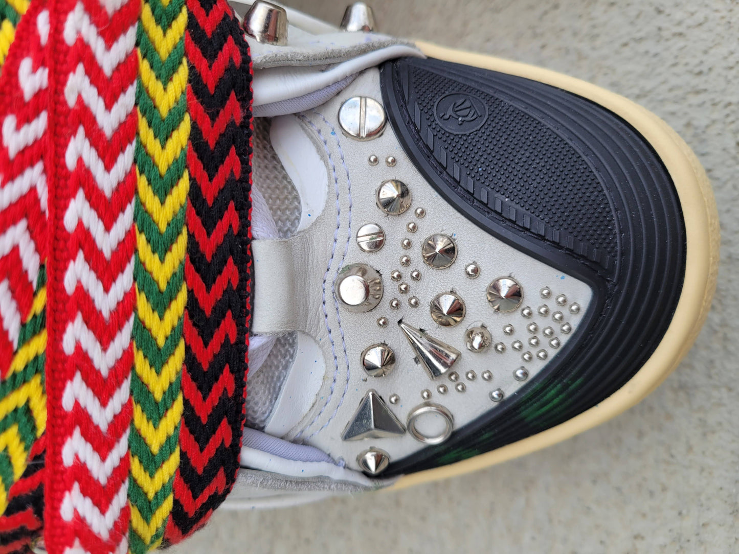 Lanvin Graffiti Curb Sneaker