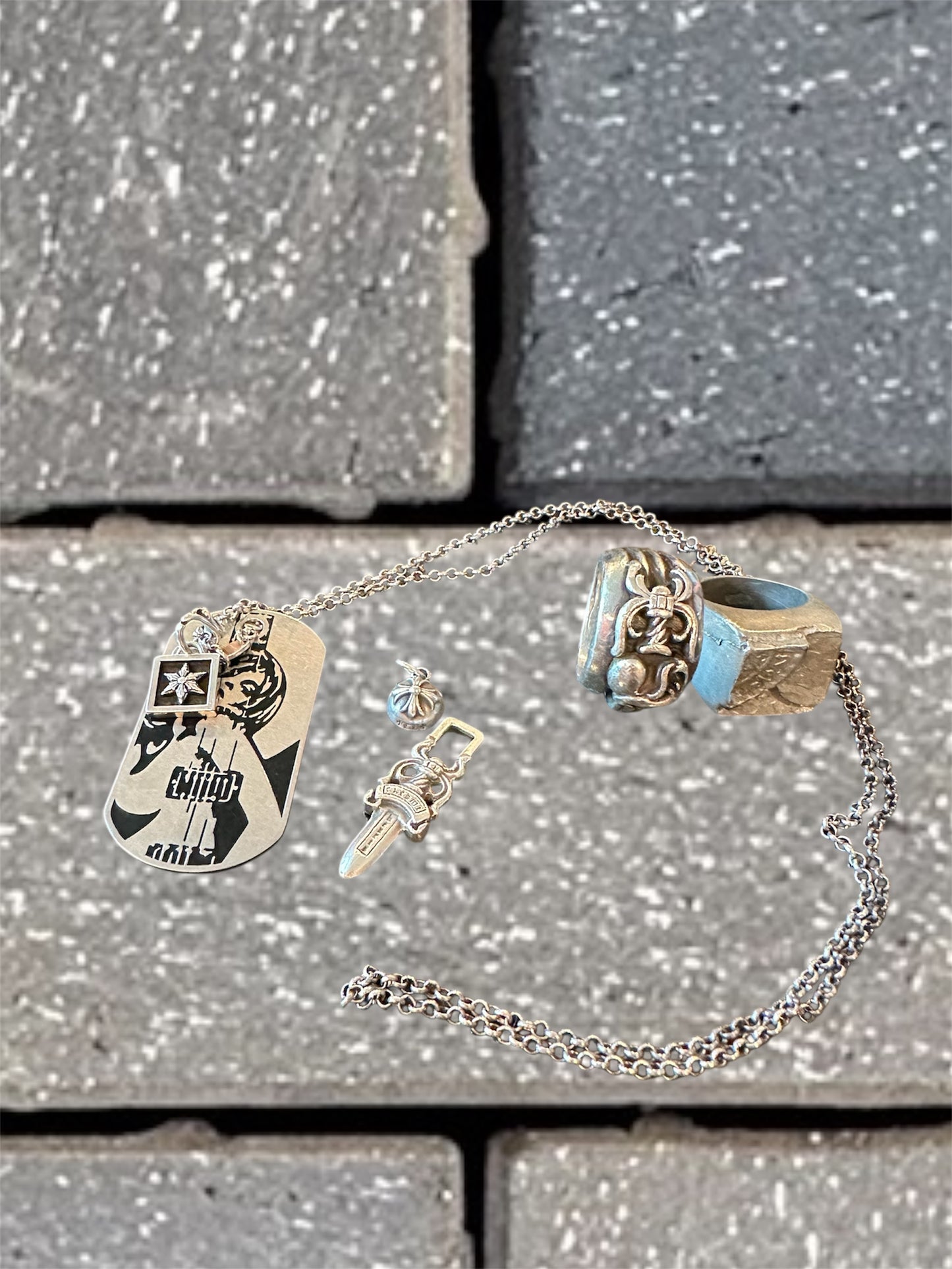Chrome hearts dagger heart ring (dm for other jewelry pictured)